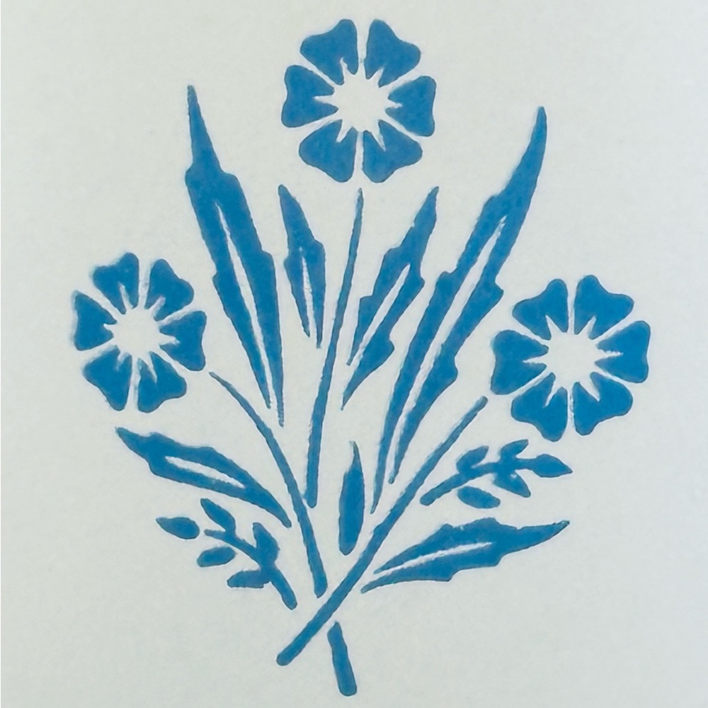 Blue Cornflower 1960’s Antique Vintage Rare Corningware sugar dispenser 6” - Picture 3 of 5